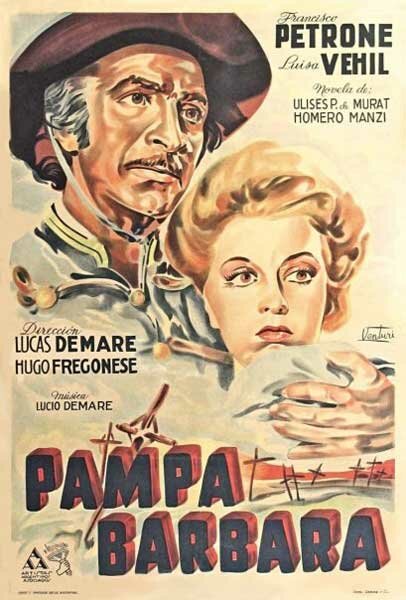 Варварские пампасы (1945) постер