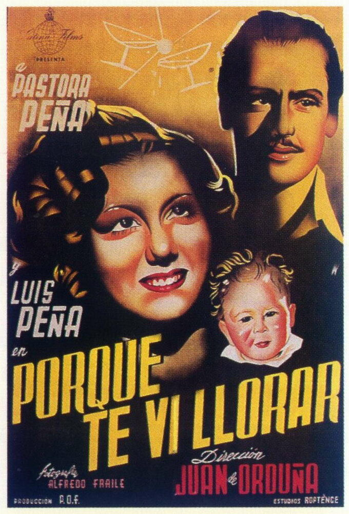Porque te vi llorar (1941) постер